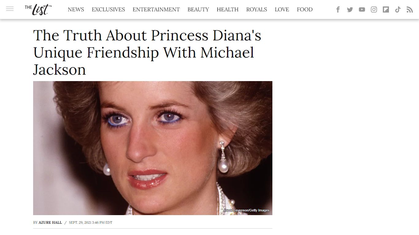 The Truth About Princess Diana's Unique Friendship With Michael Jackson